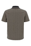 jacquard cotton polo shirt