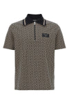 jacquard cotton polo shirt