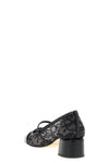 elisa pumps in semi-transparent lace effect mesh