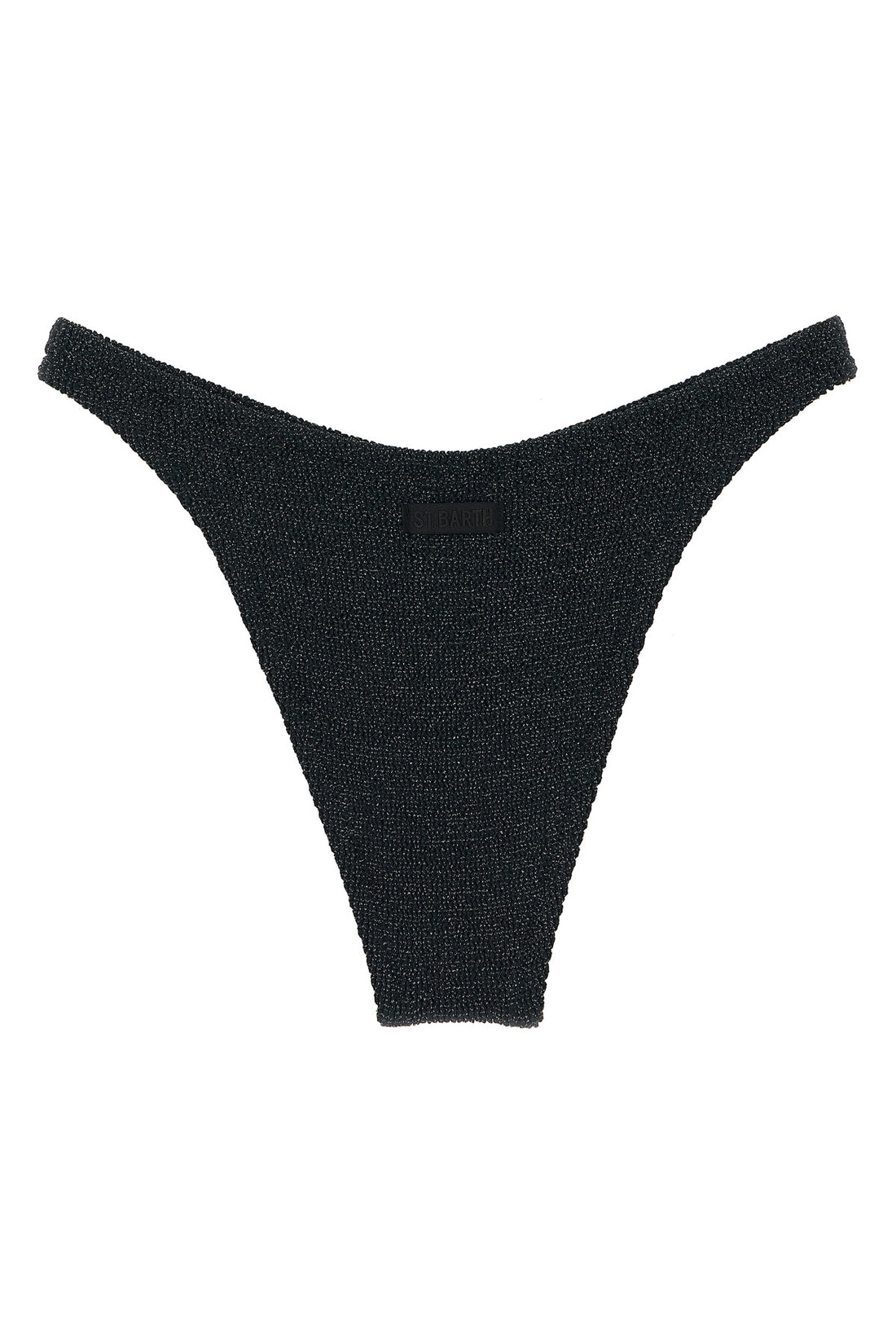 MC2 SAINT BARTH M-L elise bikini bottoms in crinkle lurex fabric