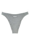 elise bikini bottoms in crinkle lurex fabric
