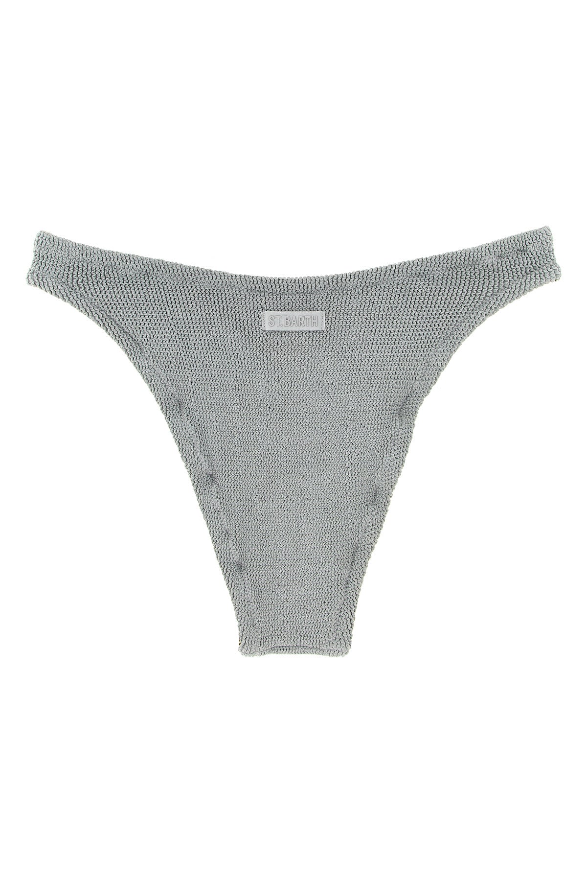 elise bikini bottoms in crinkle lurex fabric