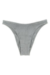 elise bikini bottoms in crinkle lurex fabric