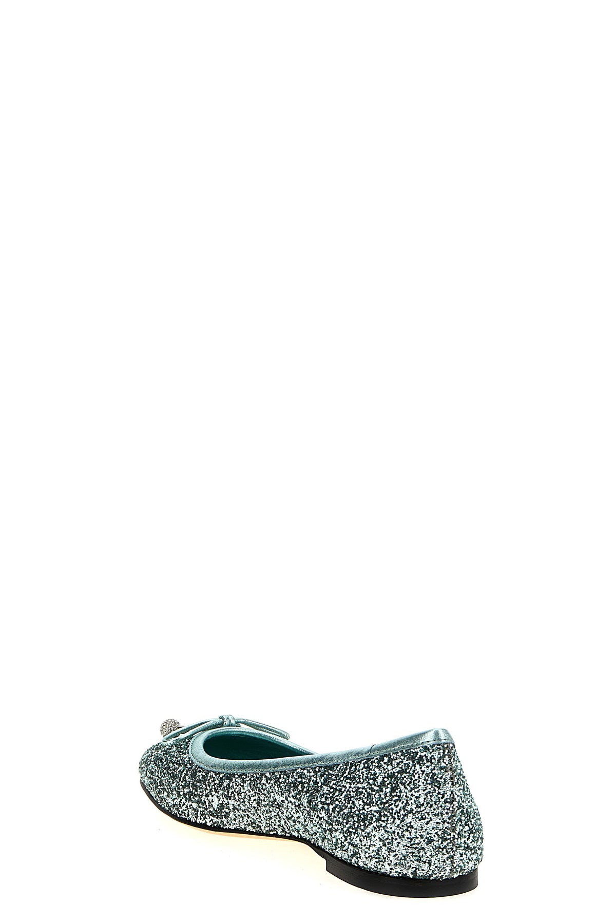 elme ballet flats in glitter-covered fabric