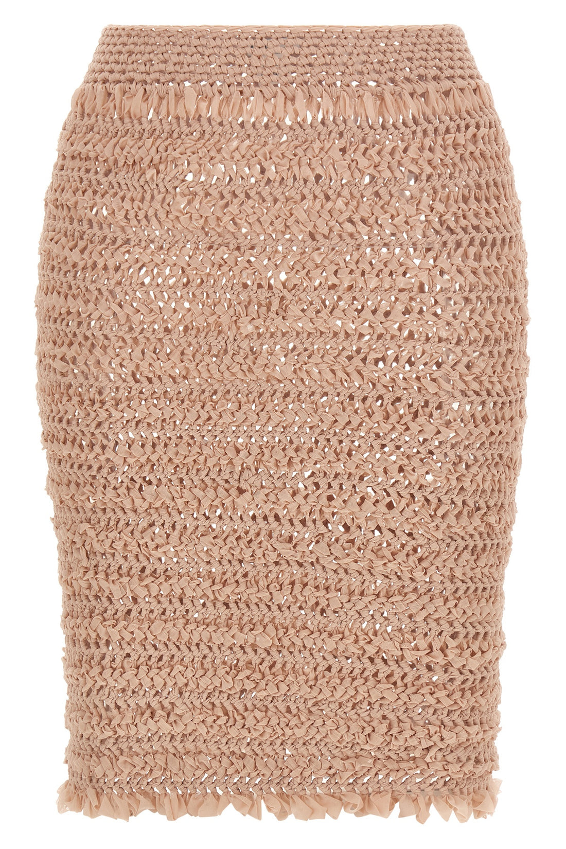 ALLIS OS emma midi skirt in semi-transparent stretch tulle handmade