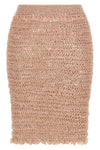 emma midi skirt in semi-transparent stretch tulle handmade