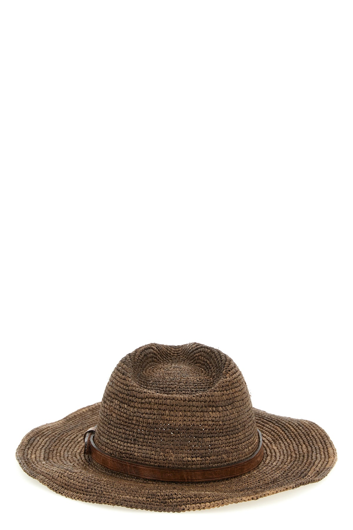 ento wide-brimmed natural raffia hat