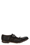 shanghai vintage effect suede loafers