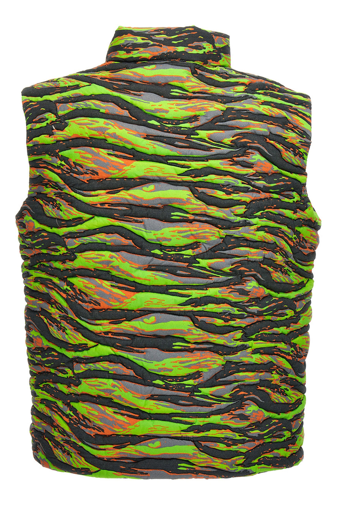 ERL L quilted camouflage cotton vest