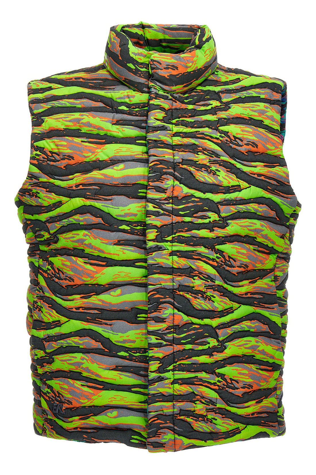 ERL L quilted camouflage cotton vest