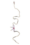 long metal earring