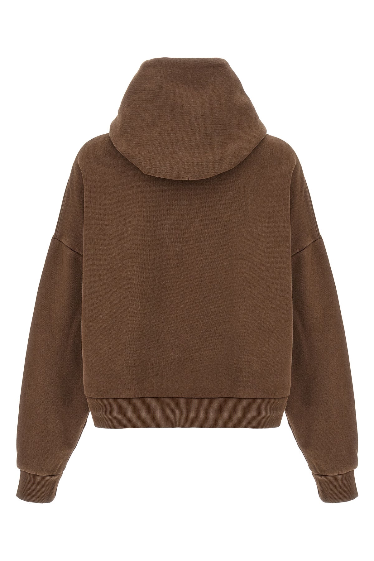 heavy cotton cropped hoodie