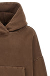 heavy cotton cropped hoodie