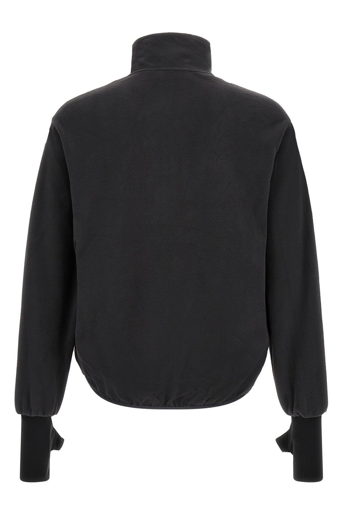 the black entire studios shell fleece pullover sweatshirt
