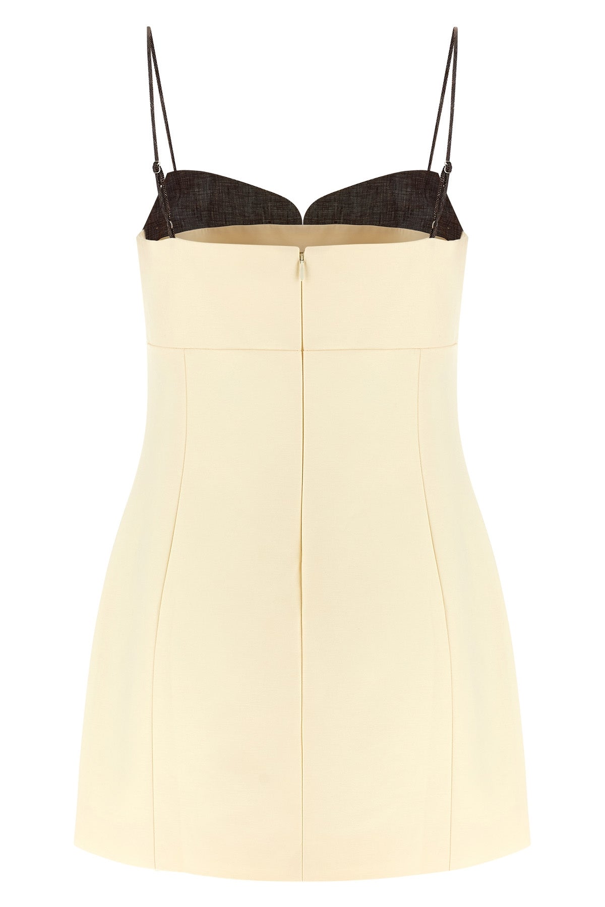 tailored heavy cotton mini dress