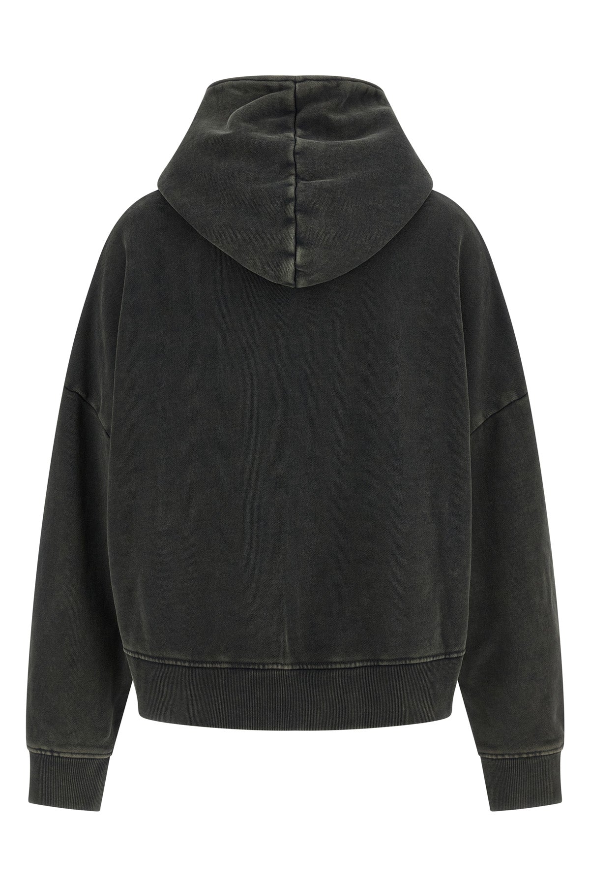 eternal hoodie in 510 gsm fleece cotton garment-dyed and washed