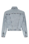 shrunken denim jacket in japanese cotton denim