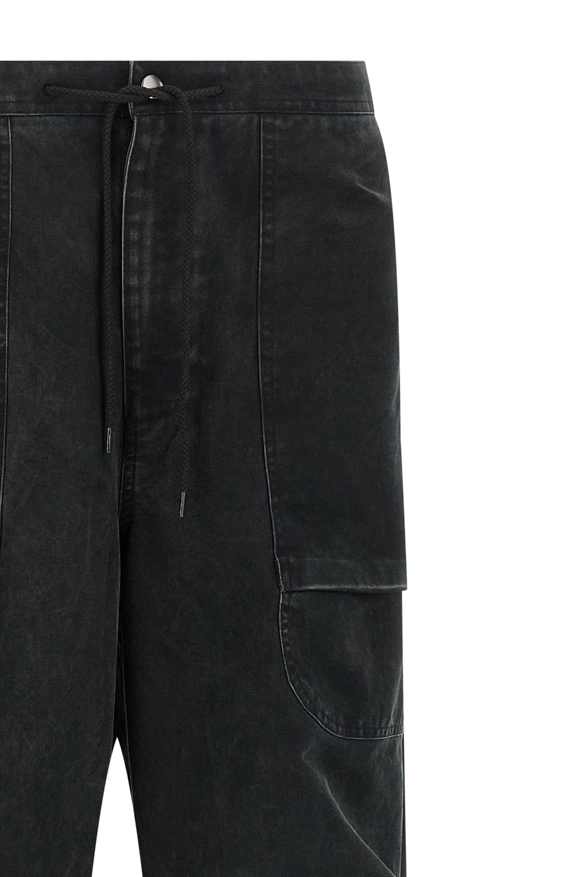 barren cargo delavé effect cotton pants