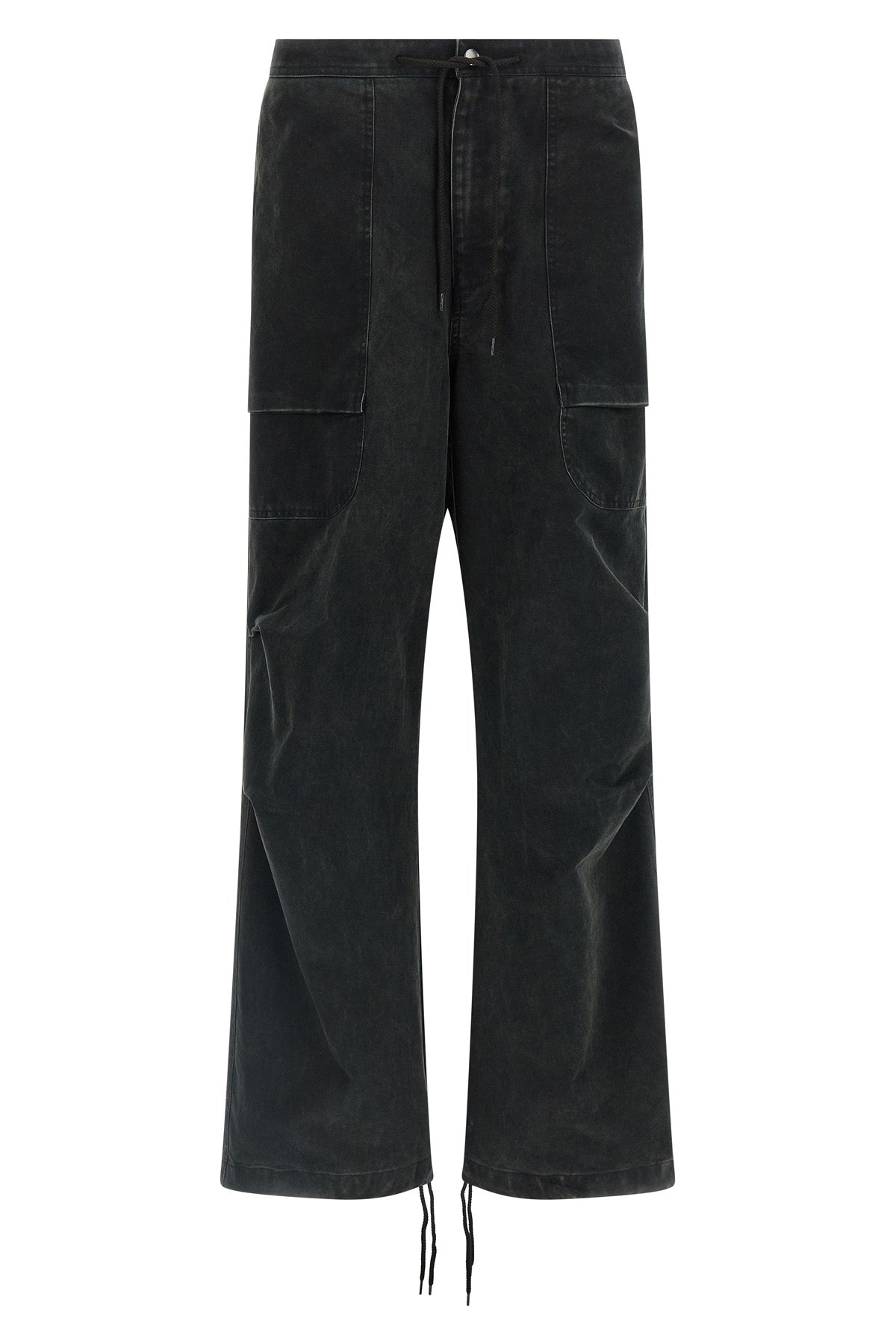 barren cargo delavé effect cotton pants