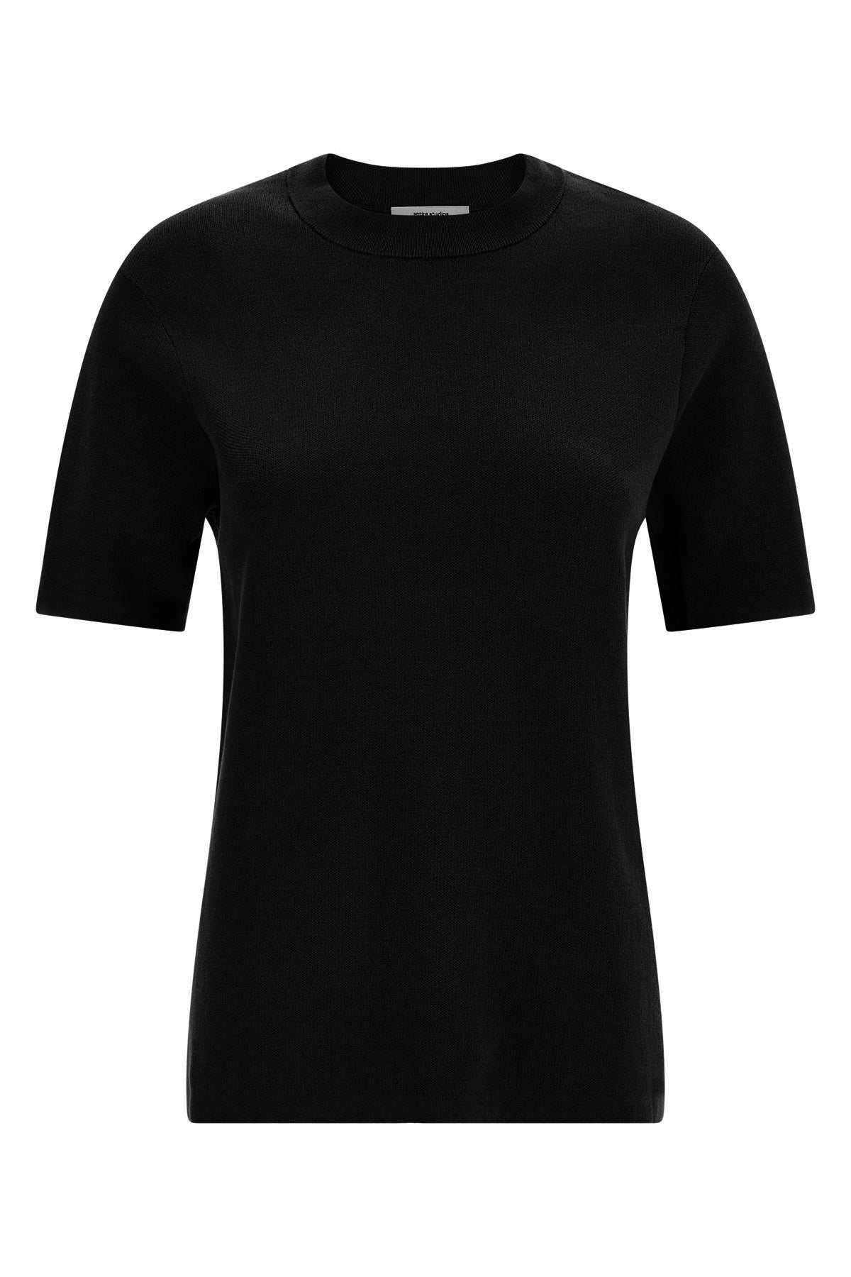 mercerized cotton crew neck t-shirt