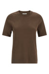 mercerized cotton crew neck t-shirt