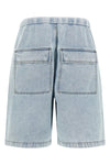 spar cotton denim bermuda shorts