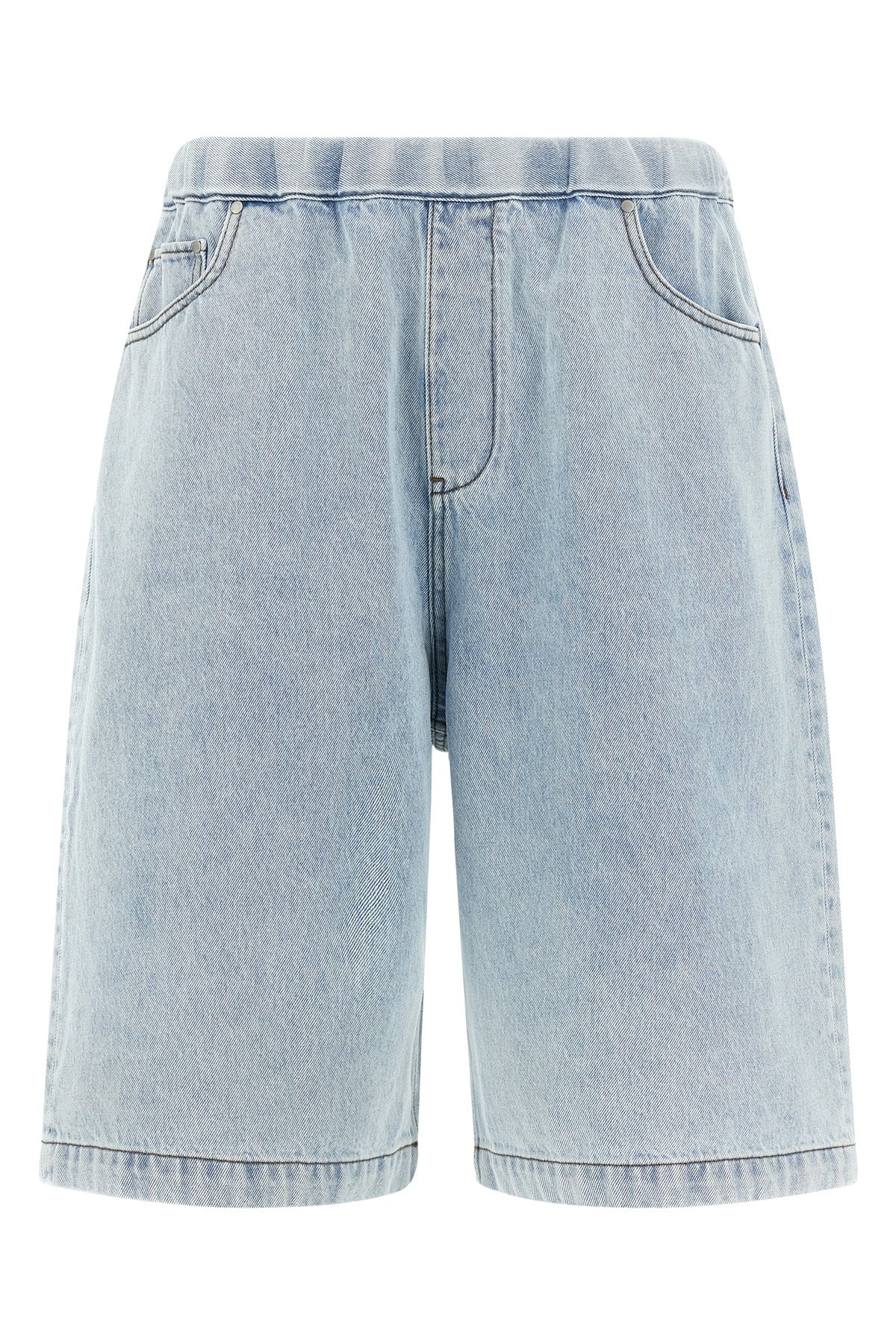 spar cotton denim bermuda shorts