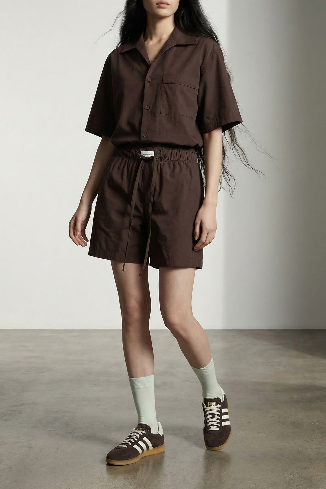 ENTIRE STUDIOS M pajama cotton shorts of 110 g/m²