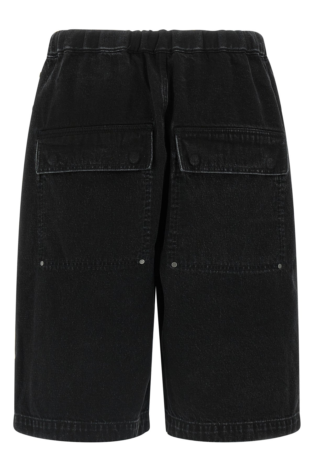 spar bermuda shorts in garment-dyed cotton denim