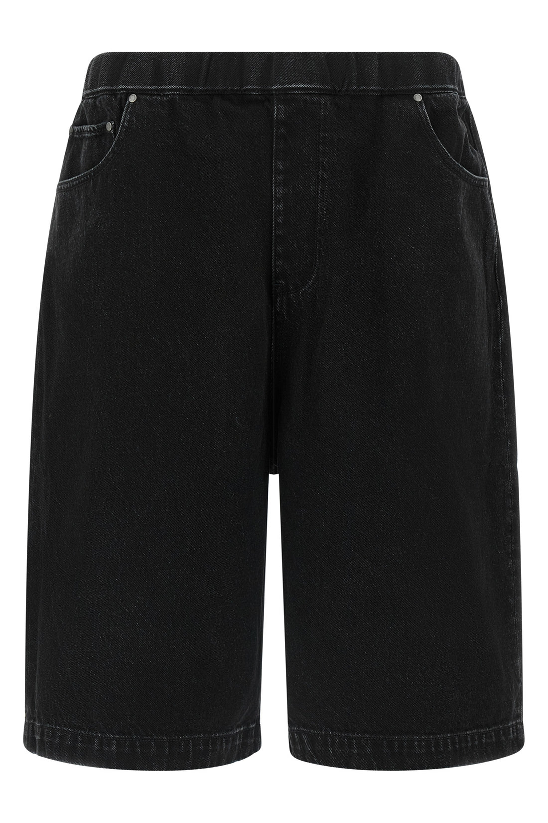 ENTIRE STUDIOS L spar bermuda shorts in garment-dyed cotton denim