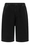 spar bermuda shorts in garment-dyed cotton denim