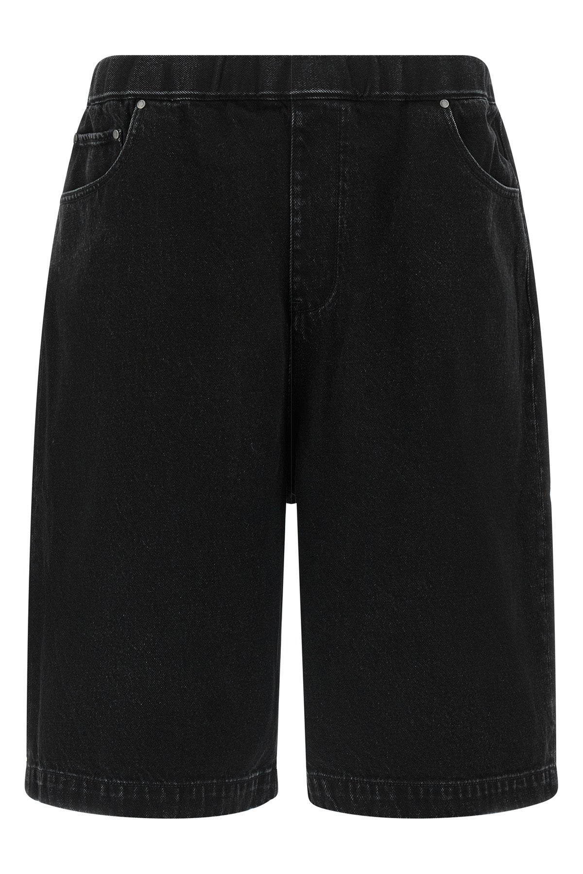 spar bermuda shorts in garment-dyed cotton denim
