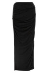 245 g/m² long drape stretch viscose skirt