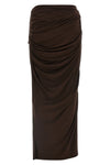 245 g/m² long drape stretch viscose skirt