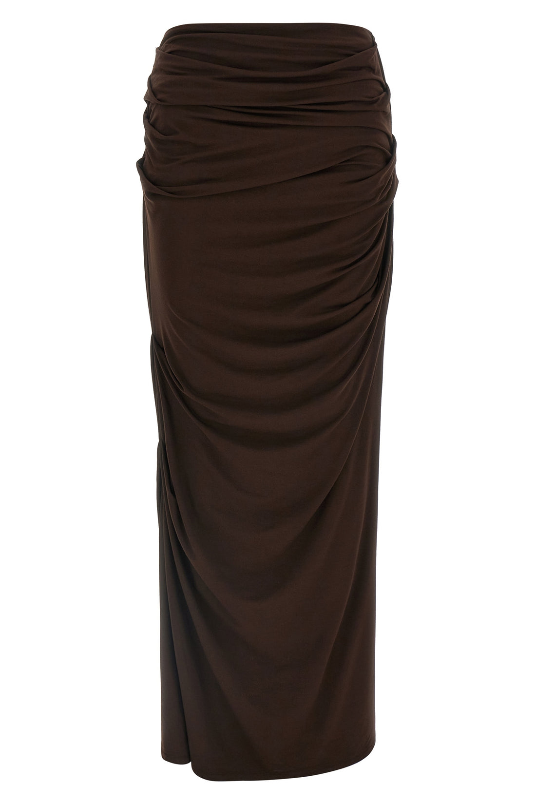 ENTIRE STUDIOS M 245 g/m² long drape stretch viscose skirt
