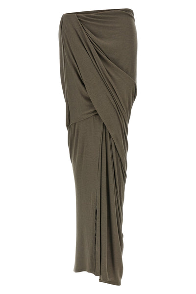 dia skirt in slightly stretch wool blend knit