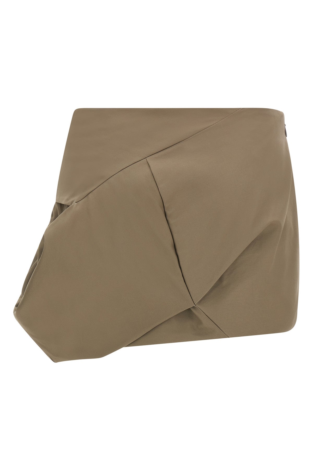 mini structured cotton skirt
