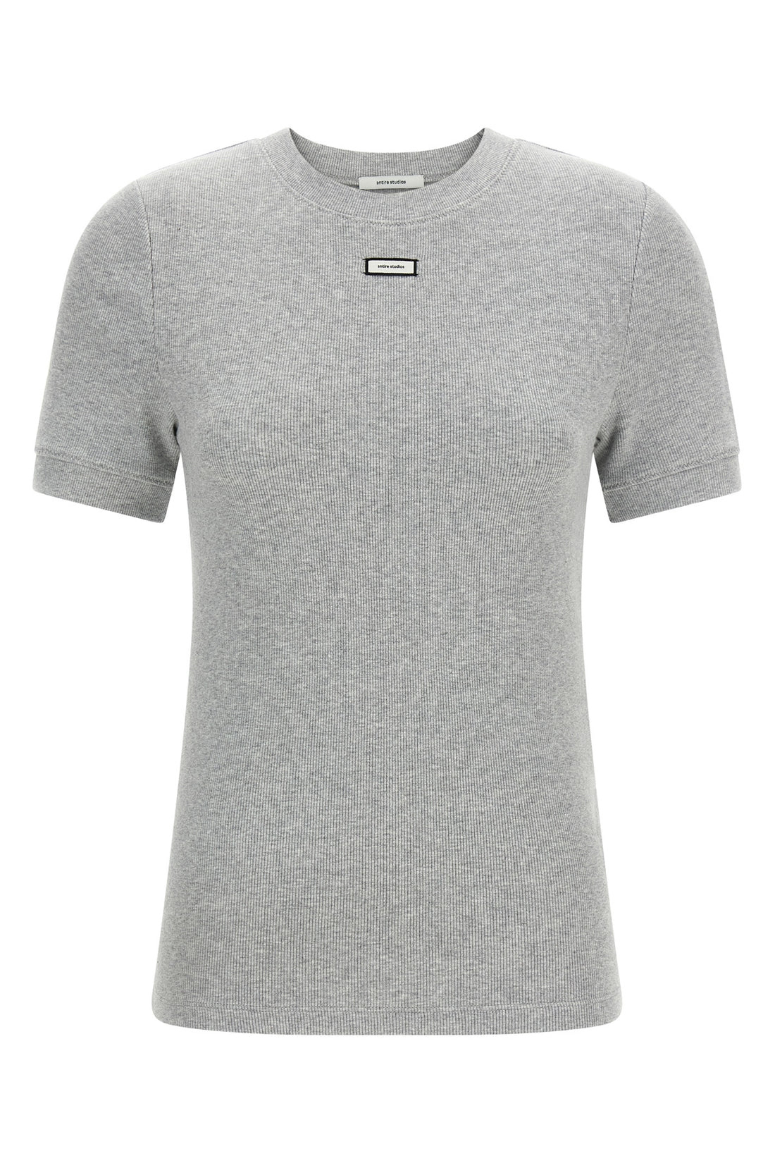 ENTIRE STUDIOS M lounge ribbed stretch cotton t-shirt
