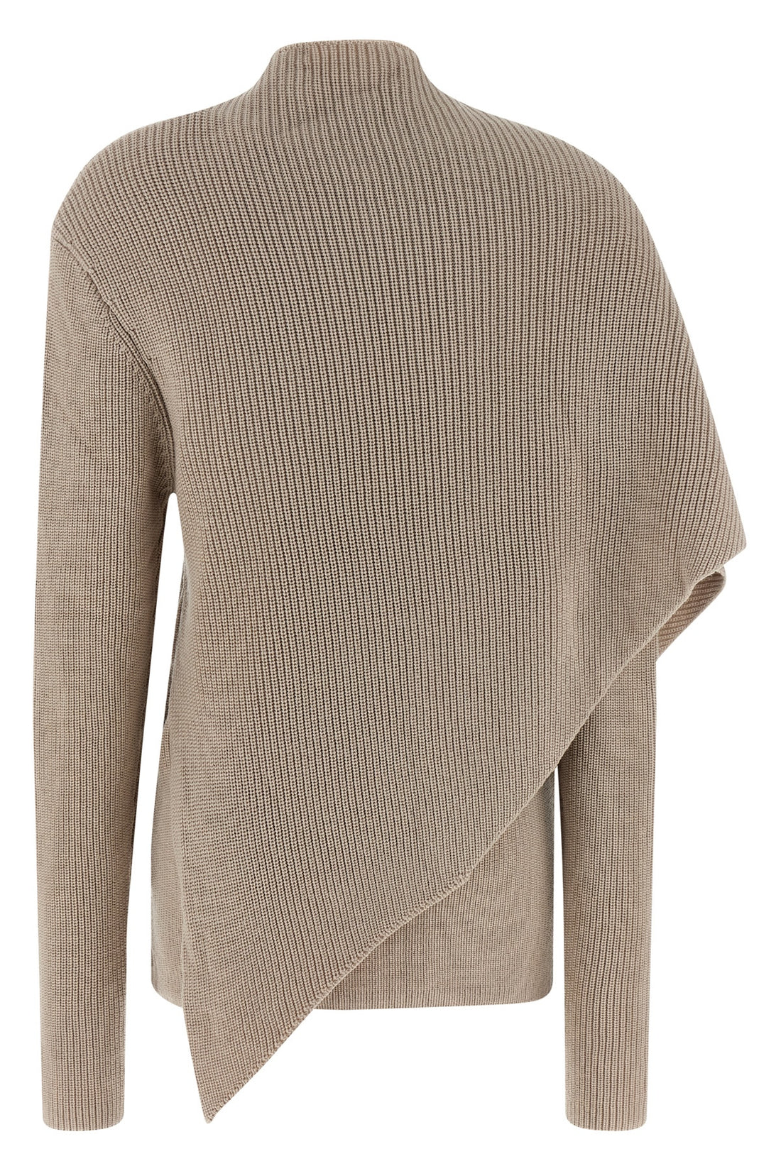 ENTIRE STUDIOS XS-S wrap sweater in combed merino wool