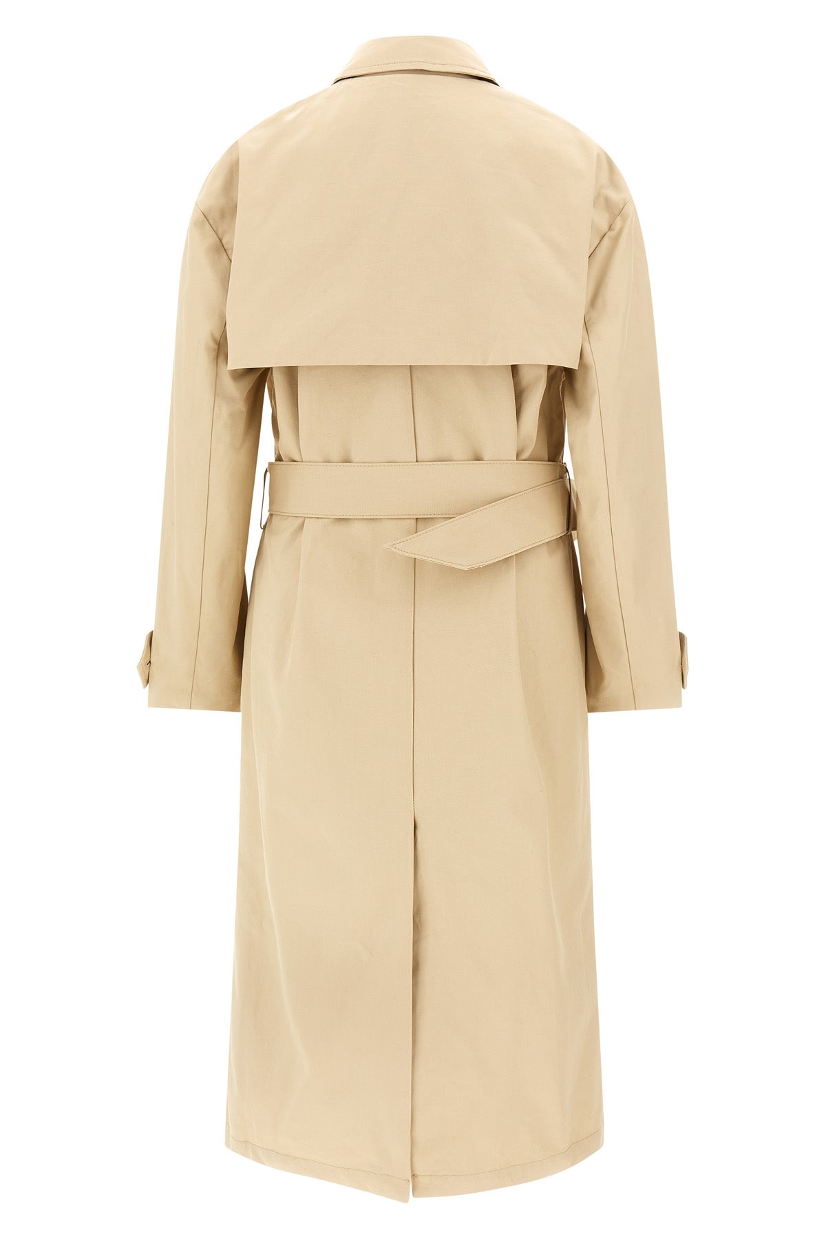 classic cotton canvas trench coat