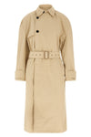 classic cotton canvas trench coat