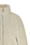 ef teddy-effect fabric jacket