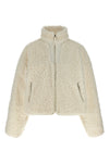 ef teddy-effect fabric jacket