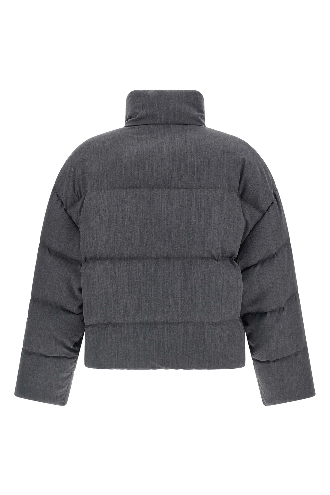ENTIRE STUDIOS L mml puffer quilted mélange wool down jacket