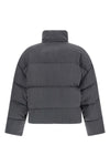 mml puffer quilted mélange wool down jacket