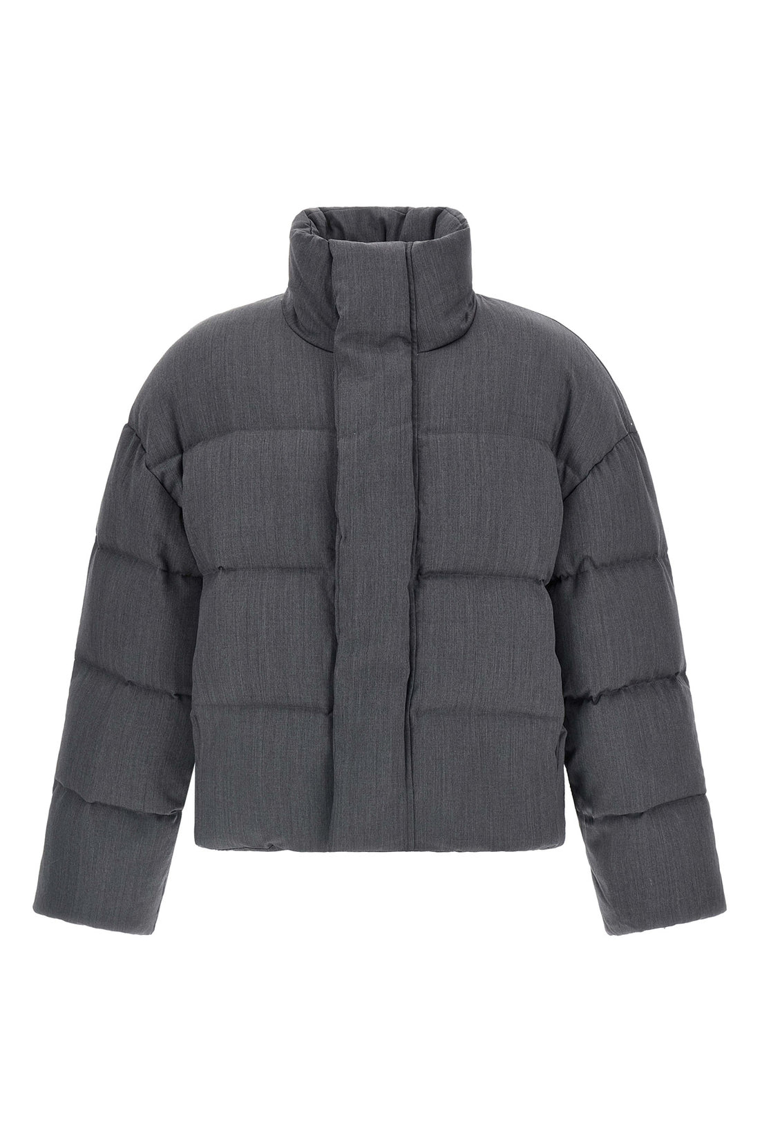 ENTIRE STUDIOS L mml puffer quilted mélange wool down jacket
