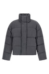 mml puffer quilted mélange wool down jacket