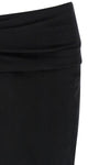 midi skirt in stretch wool
