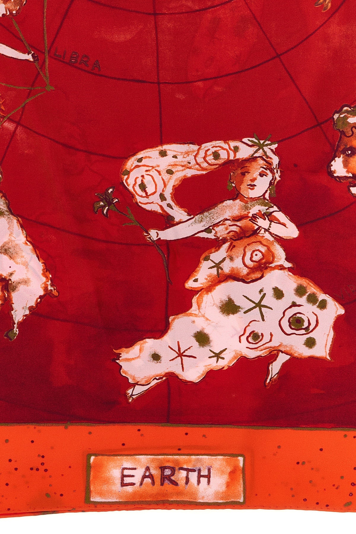 the diane von furstenberg scarf stands out for its rich and fascinating visual n
