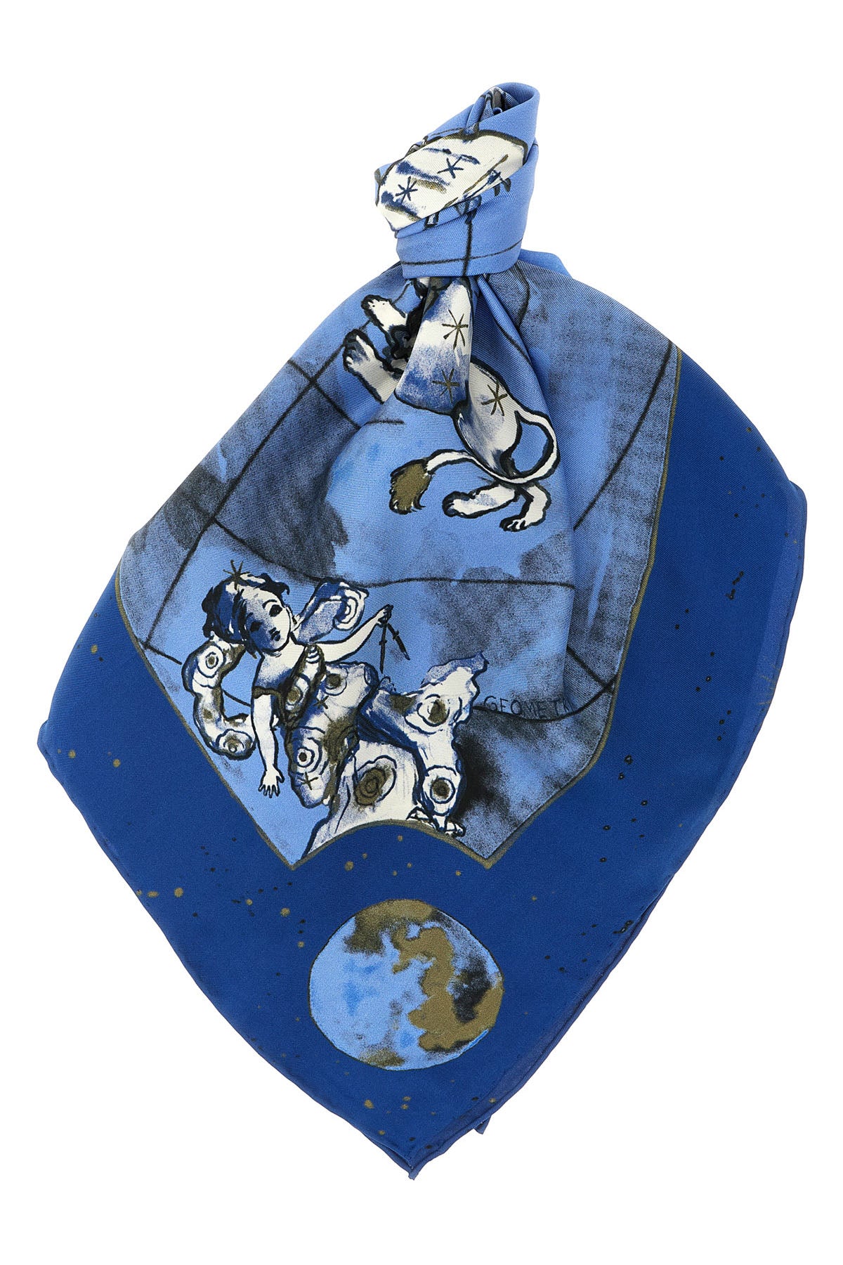 the diane von furstenberg scarf is distinguished by a square construction in pur